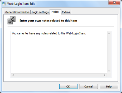 Notes tab