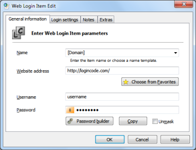 General Information tab